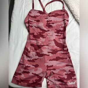 Bombshell pink camo bodysuit
*No longer sold online*